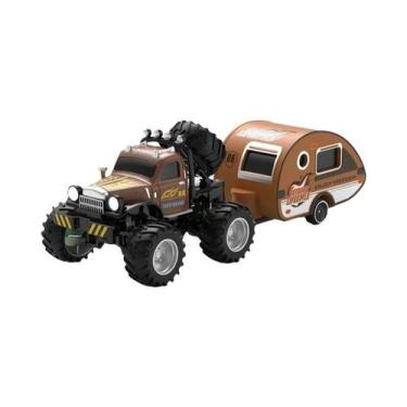 Imagem de Mini Carro RC Infantil 1:64 2.4G Controle Remoto Off-Road Caminhão De 