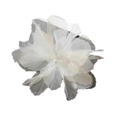 Imagem de Apliques De Renda Organza 3D Em Formato De Flor, 10 Peças, Para Vestid