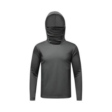 Imagem de Conjunto De Proteção Solar Para Pesca Masculino plus Size De Verão Com