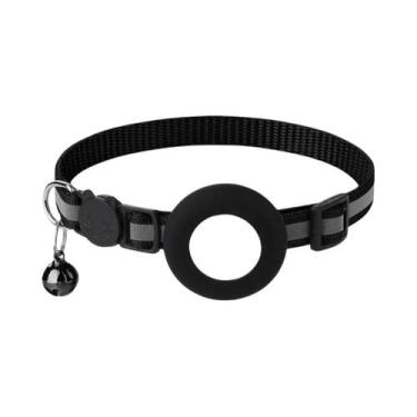 Imagem de Coleira Refletiva Para Gatos E Cães Com Suporte Para AirTag - Acessóri