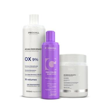 Imagem de Kit Matizador Blond, Ox 30, Pó Descolorante White - Prohall Profession