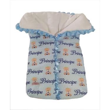 Imagem de Saco Dormir Bebê Calupa Ziper Ursinho Príncipe Masculino-Masculino