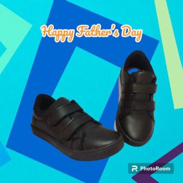 Imagem de Tênis colegial volta às aulas - Kaytto happy, Preto velcro, 38/39