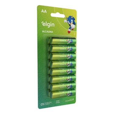 Imagem de Pilha Alcalina Pequena  AA Com 16 Unids. Ele000000082351 Elgin