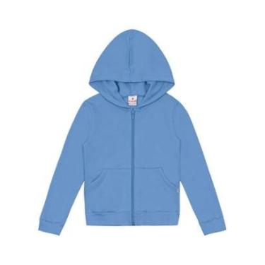 Imagem de Jaqueta básica infantil menina em moletom Brandili-Feminino