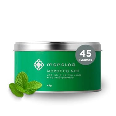 Imagem de Moncloa | Chá Verde Morocco Mint Lata 45g | Rico em Antioxidantes | Energia Natural e Disposição | Blend com Hortelã Pimenta Refrescante | Ideal Quente ou Gelado