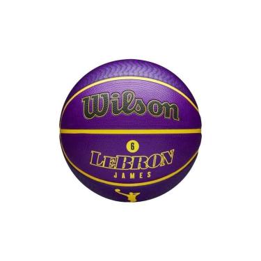Imagem de Bola Basquete Wilson NBA Player Icon Lebron James Size 7-Unissex