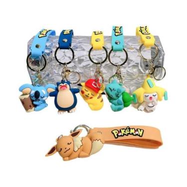 Imagem de Chaveiro De Silicone Pokémon Para Crianças: Pikachu, Charmander, Squir