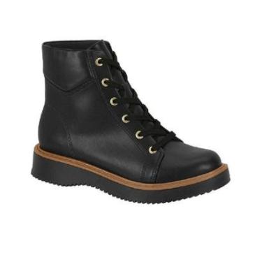 Imagem de Bota Moleca Coturno Feminino Salto Anabela 5339 204 23654-Feminino