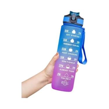 Imagem de Garrafa De Água Portátil De 1000ml Para Ciclismo, Bicicleta De Montanh