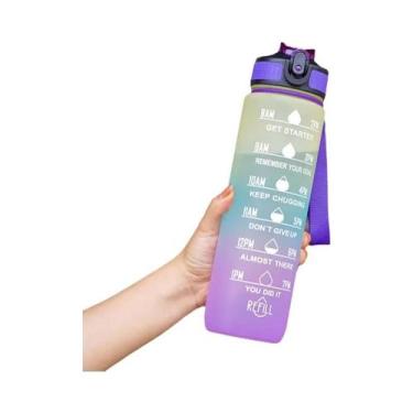 Imagem de Garrafa De Água Portátil De 1000ml Para Ciclismo, Bicicleta De Montanh