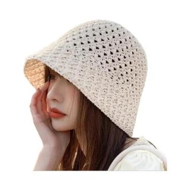Imagem de Chapéu De Malha Leve Com Proteção UV Para Mulheres, Respirável, Ideal 
