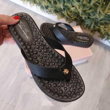 Imagem de Chinelo Modare Feminino Conforto Ortopédico 7162.331 - Preto-Feminino