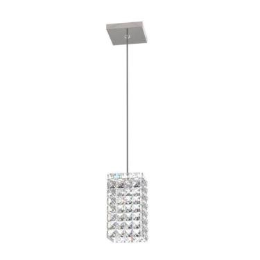 Imagem de Luminária Pendente De Cristal  11cm Mesa Balcão