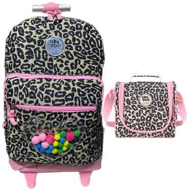 Imagem de Kit Mochila de Rodinha Luxcel Up4You 51605-Feminino