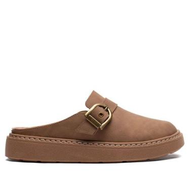 Imagem de Mule Feminino Modare Napa Ultra Conforto Marrom Claro, Marrom claro, 3