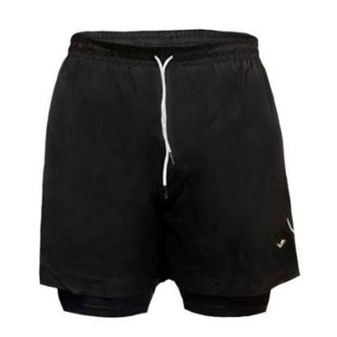 Imagem de Shorts Running Elite Masculina Detalhado Plus Size-Masculino