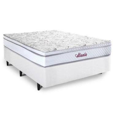 Imagem de Cama Box de Casal Herval Atlanta, Molas Bonnel, 59x138x188 cm
