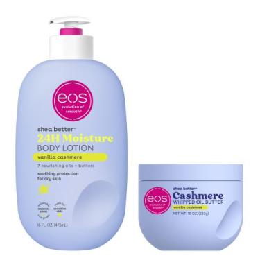 Imagem de Kit Loção Corporal eos Vanilla Cashmere Hidratante