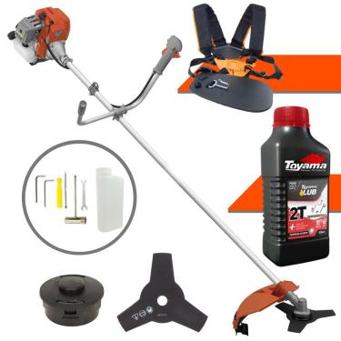 Imagem de Roçadeira Profissional Com ÓLEO TOYAMA RL520AC-G2 Tekna Á Gasolina 2T 52cc 2HP de Potência Robusta e de Alta Performance Com Partida Leve e Fácil