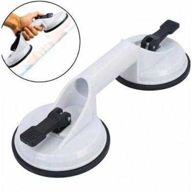 Imagem de Ventosa Dupla P/ Vidros Metais Mármores Espelhos Pisos - Skyshopmagazi