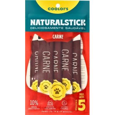 Imagem de Natural Stick Gatos 5 Unidades Sabor Carne - Coolors