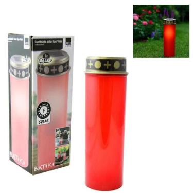 Imagem de Luminárias Solar Jardim LED Tipo Vela Balizador Externo Automático Sem