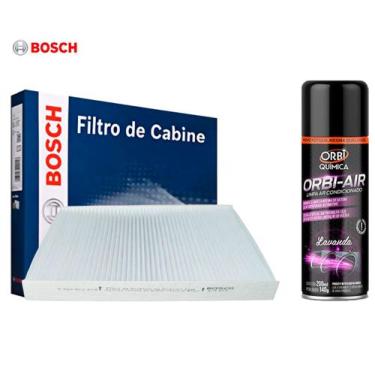 Imagem de Kit Filtro De Ar Condicionado Fiat Punto 2010/2020 + Limpa Ar Condicio