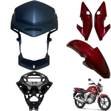 Imagem de Farol Frente Frontal Com Aranha do Painel Cg Titan 150 Modelo 2014 / 2