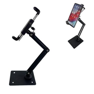 Imagem de Suporte Articulado Antifurto para Tablet iPad e Samsung  Fixação em Me