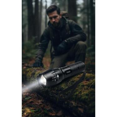 Imagem de 2x Lanterna Tática LED Potente 800 Lumens Recarregável - Congratulatio