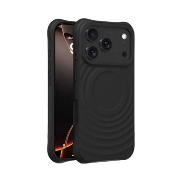 Imagem de Capa De Carregamento Sem Fio Magsafe Para iPhone, Silicone Com Efeito 