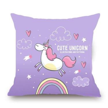 Imagem de Almofada Unicornio Lilás - SHOPPINGNET