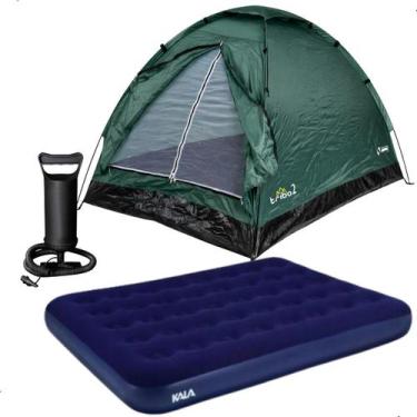 Imagem de Barraca Camping 2 Lugares + Colchão De Ar Casal Acampamento - Summer, 