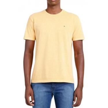 Imagem de Camiseta Básica Aramis Regular Amarela, Amarelo, GG