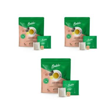Imagem de Kit 3 Chá Mate com Limão Baldo em sachê 25g cada pct