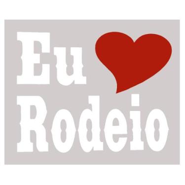 Imagem de Adesivo Eu Amo Rodeio - Rodeo West 14039