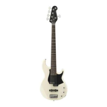 Imagem de Baixo yamaha bb235 branco 5 cordas