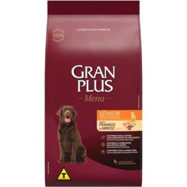 Imagem de Ração GranPlus Menu Sênior Frango e Arroz para Cães Idosos Raças Média