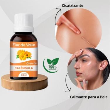 Imagem de Óleo Vegetal De Calêndula 30ml Flor Do Valle - Essencial