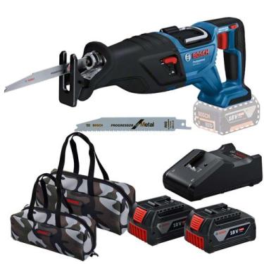 Imagem de Serra Sabre Com 2 Baterias e Carregador + Bolsa (GSA 185-LI) - Bosch