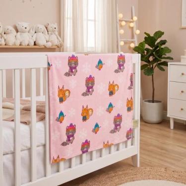 Imagem de Cobertor Bebê Antialérgico Grosso Kyor Plus Baby Jolitex 0,90x1,10m Qu