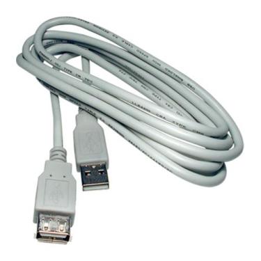 Imagem de Cabo usb a + usb a femea 2.0 cinza 1.8mts - MXT