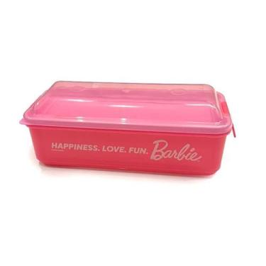 Imagem de Lunchbox Gourmet Barbie Lancheira Infantil Com Divisórias - Global Pro