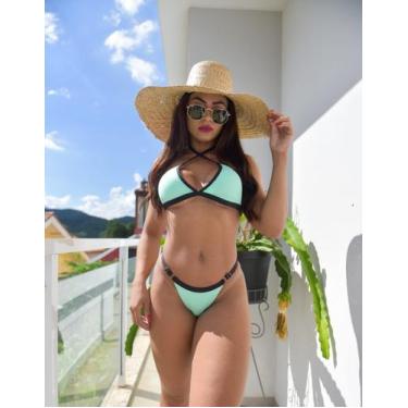 Imagem de Biquini feminino top marquinha verde - PENELOPE JOY, P, Verde