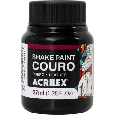 Imagem de Tinta Para Couros Shake Paint 37ml Preto Acrilex