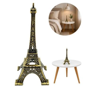 Imagem de Torre Eiffel Decorativa 15cm Premium Enfeite Metal - Alianca