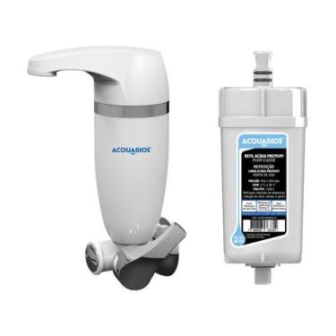 Imagem de Filtro de Agua Acqua Premium Parede 1 4 de Volta com 1 Refil - Acquabi