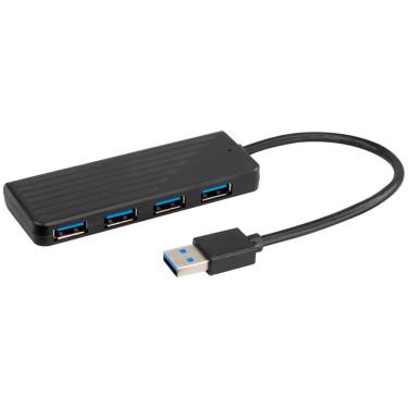 Imagem de Hub USB 3.0 A-HUB14 4 Portas com Alta Velocidade de Transferência Preto Satellite
