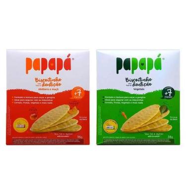 Imagem de Kit 2 Biscoito Infantil para Fase da Dentição Papapá 72g